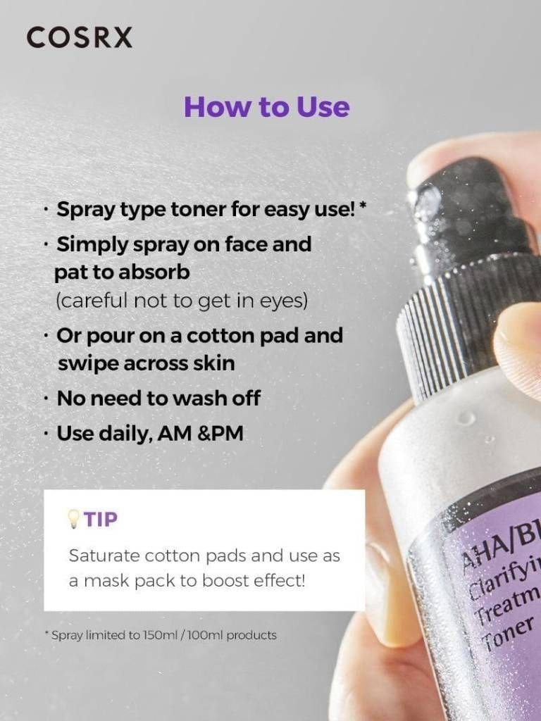 COSRX AHA BHA Clarifying Treatment Toner